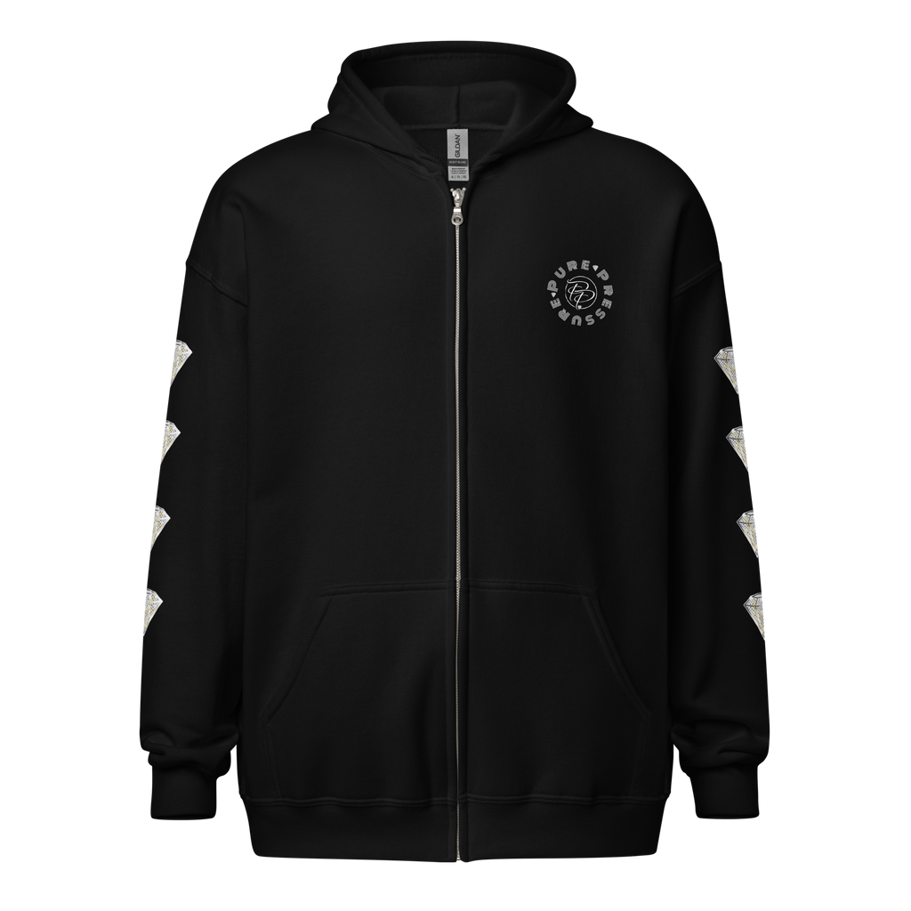 Pure Pressure Diamond Unisex heavy blend zip hoodie/jacket