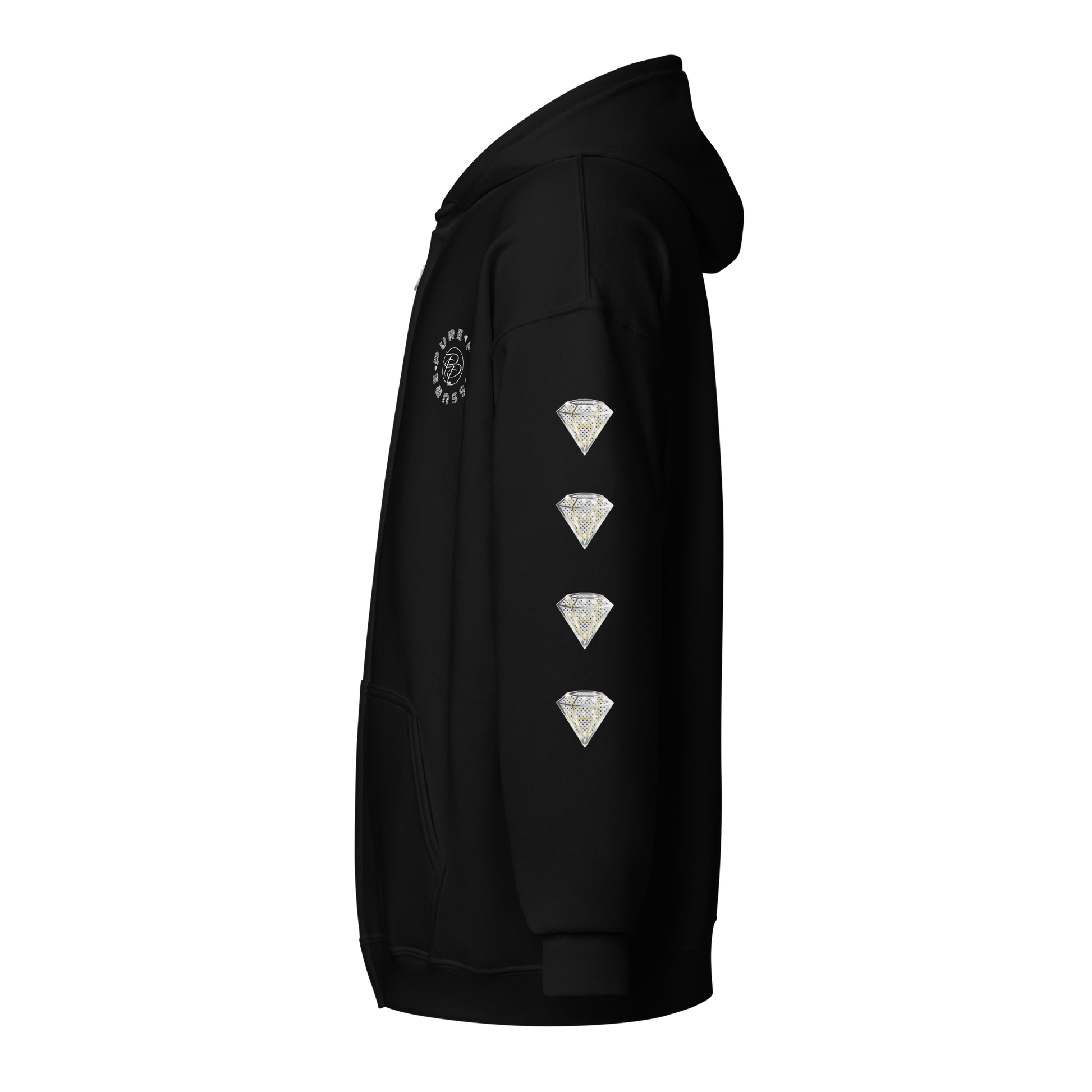 Pure Pressure Diamond Unisex heavy blend zip hoodie/jacket