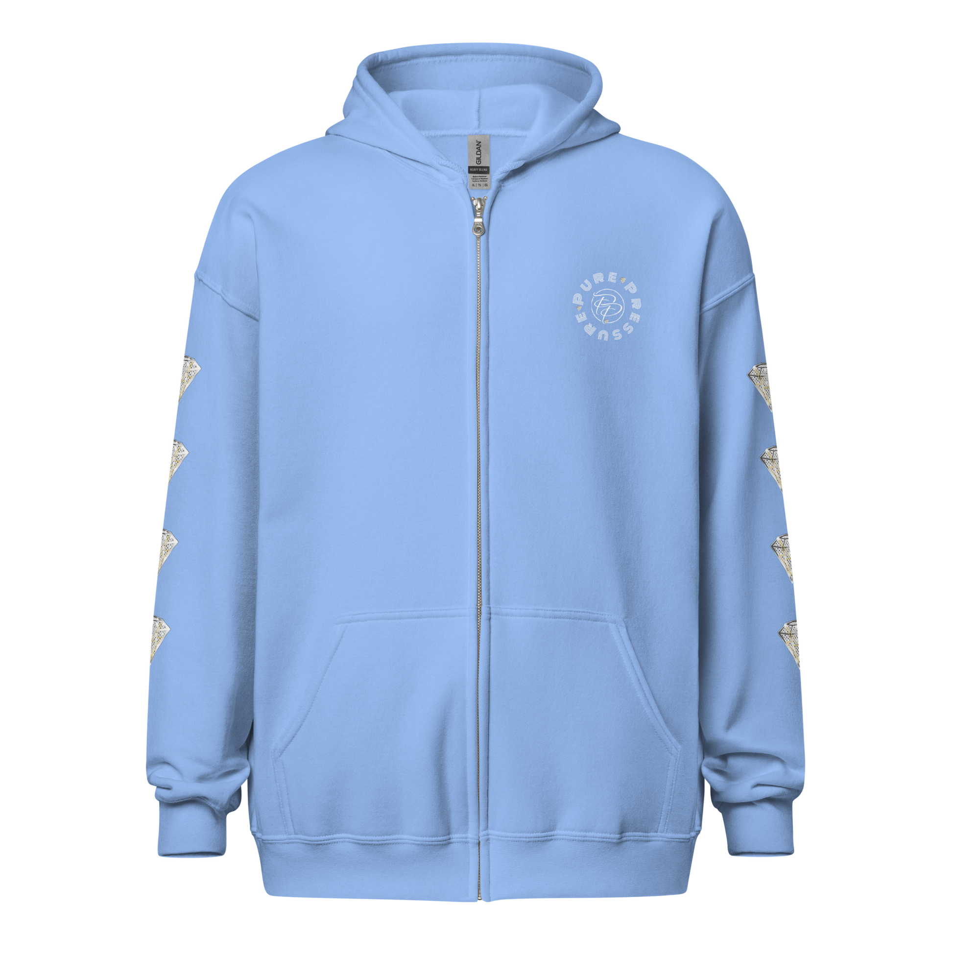 Pure Pressure Diamond Unisex heavy blend zip hoodie/jacket