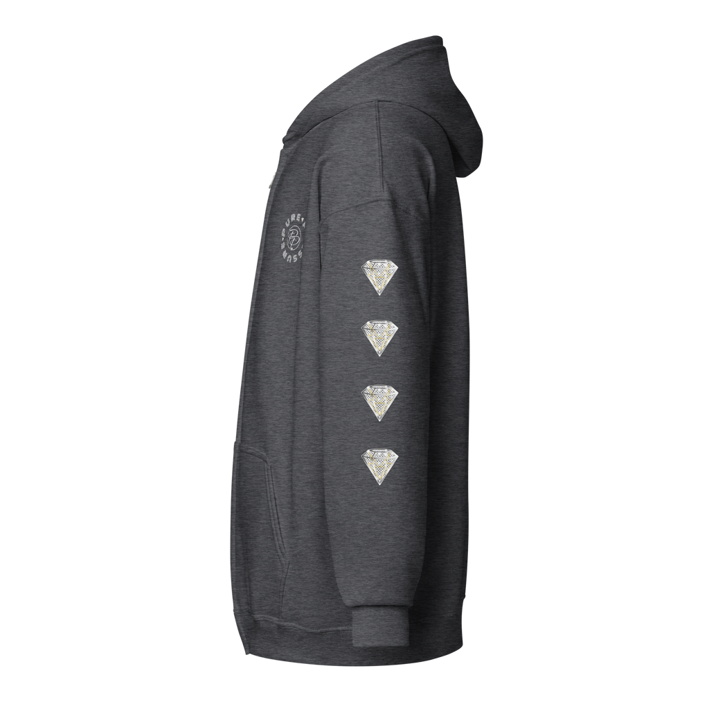Pure Pressure Diamond Unisex heavy blend zip hoodie/jacket