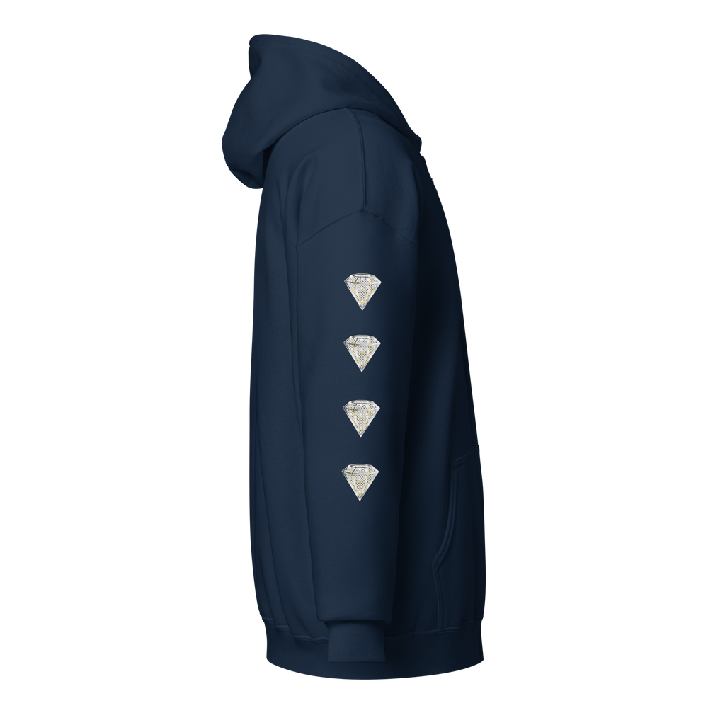 Pure Pressure Diamond Unisex heavy blend zip hoodie/jacket