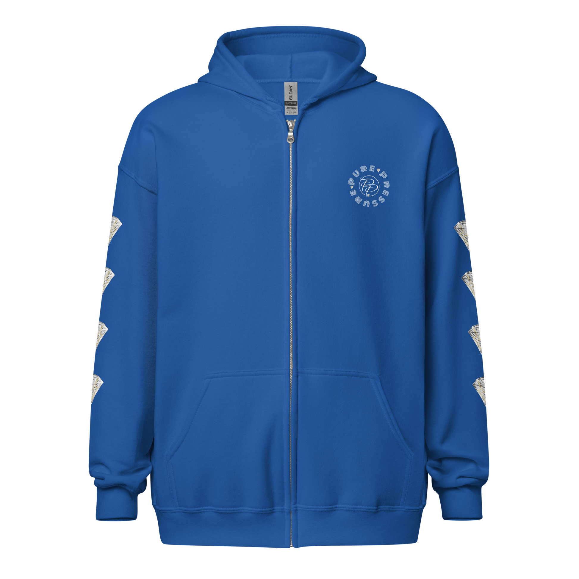 Pure Pressure Diamond Unisex heavy blend zip hoodie/jacket