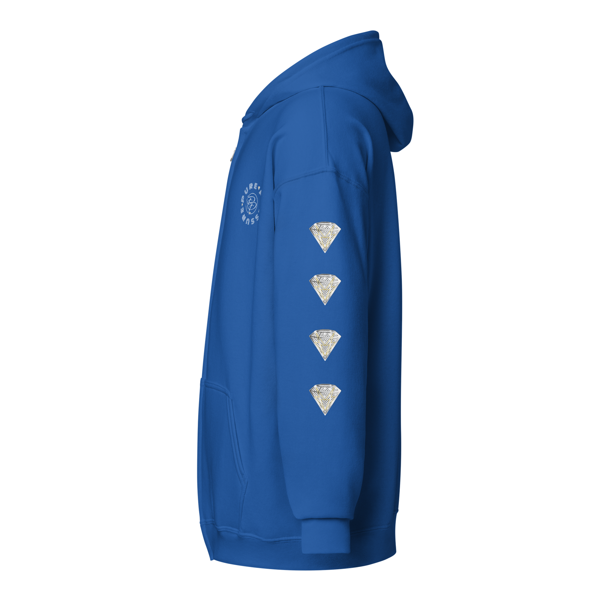 Pure Pressure Diamond Unisex heavy blend zip hoodie/jacket