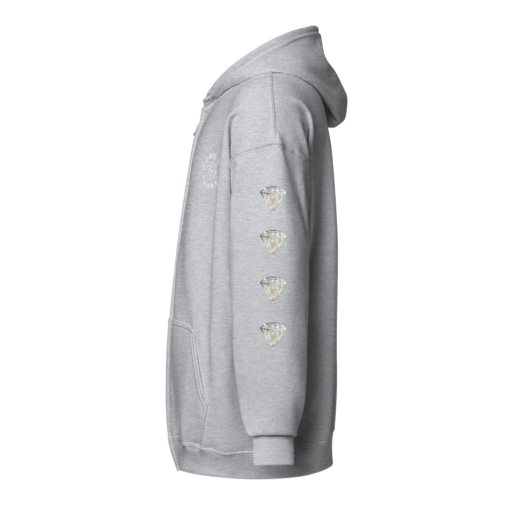 Pure Pressure Diamond Unisex heavy blend zip hoodie/jacket