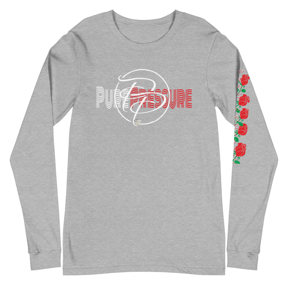 Pure Pressure Rose Vine Unisex Long Sleeve Tee