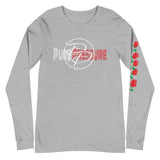 Pure Pressure Rose Vine Unisex Long Sleeve Tee