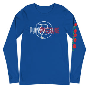 Pure Pressure Rose Vine Unisex Long Sleeve Tee