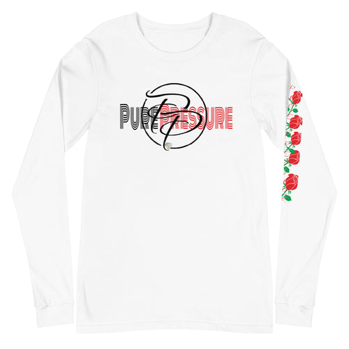 Pure Pressure Rose Vine Unisex Long Sleeve Tee